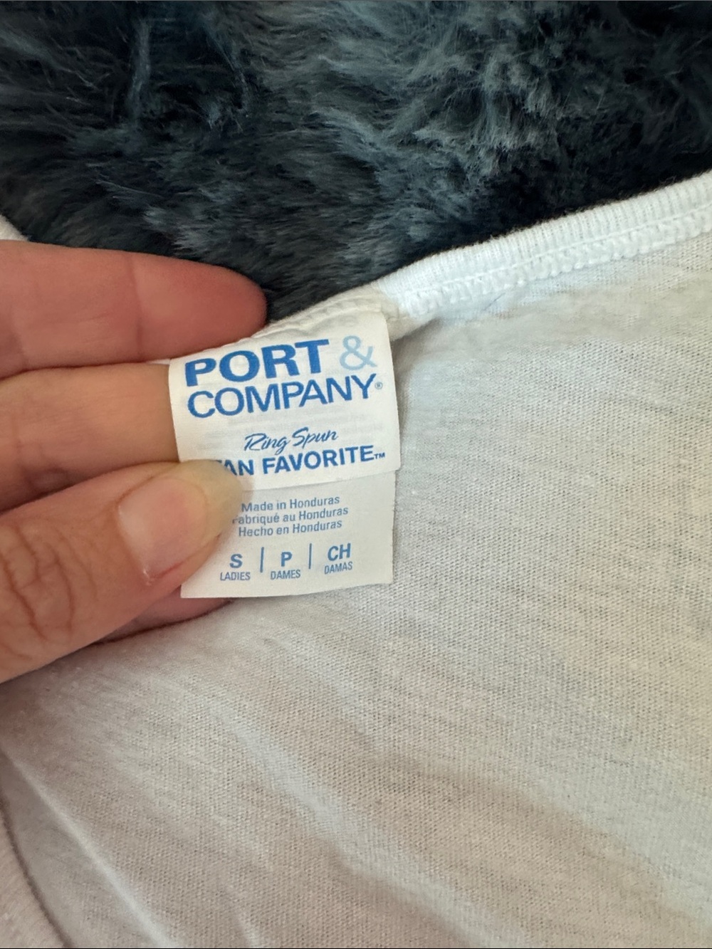 Port and Company White 'Talk Derby To Me' Graphic Tank with Horse and Hat - Picture 2 of 3